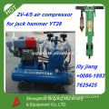 Hot sale Kaishan brand 2V-3.5/5 small air compressor with jack hammer